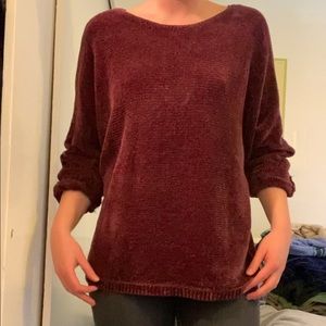 Chenille oversized sweater
